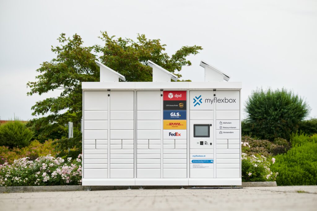 myflexbox Paketstation bei HOFER
