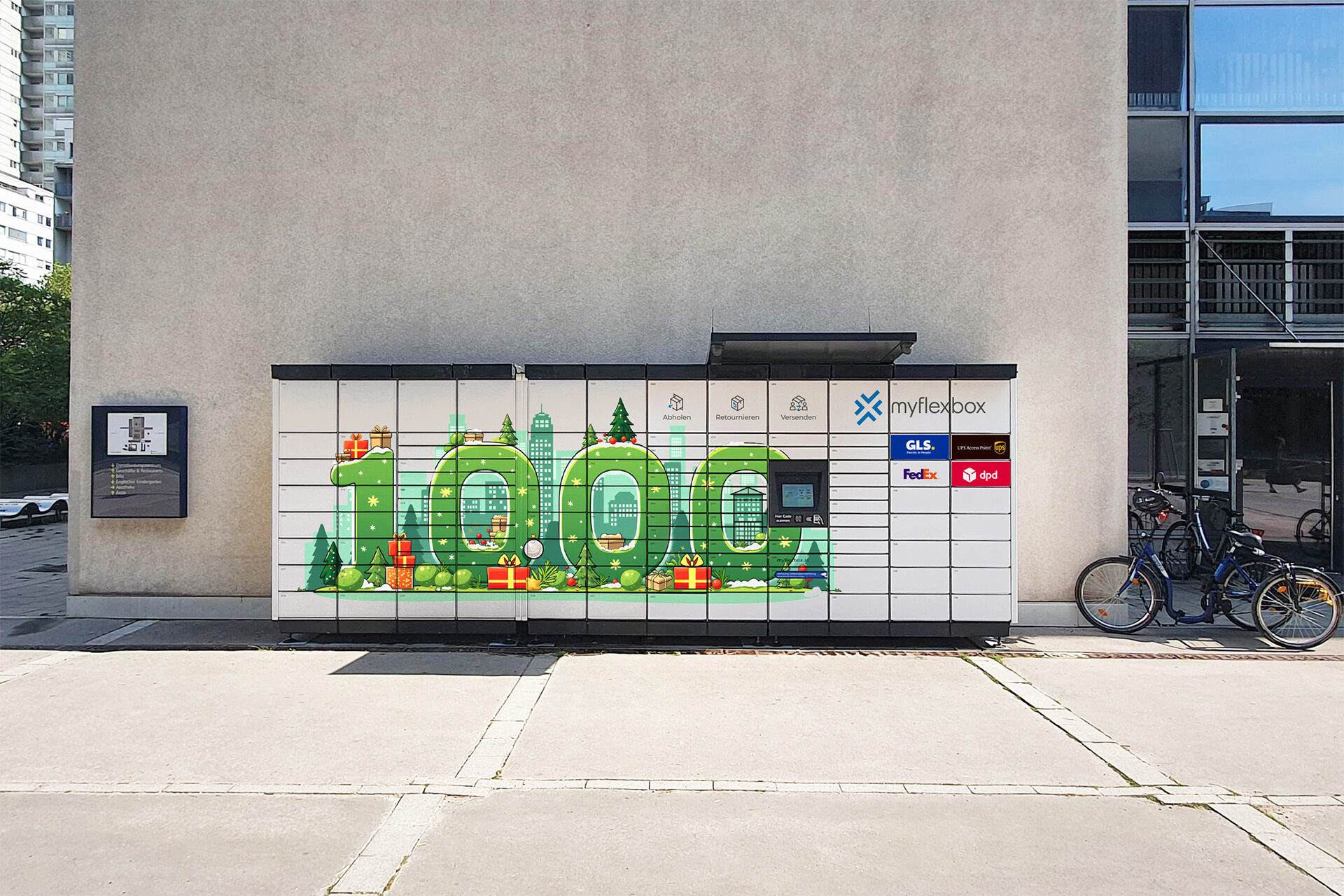 myflexbox 1000 Paketstationen Leipzig
